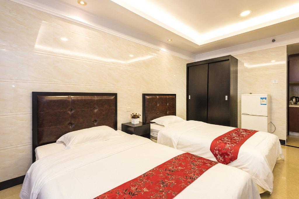 Grand Continental Apartment Guangzhou Exteriör bild