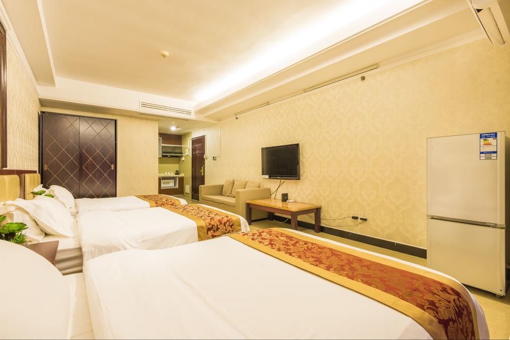 Grand Continental Apartment Guangzhou Exteriör bild