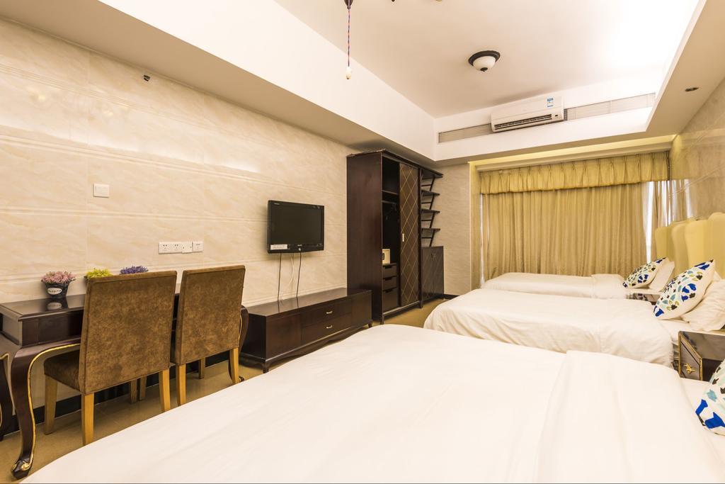 Grand Continental Apartment Guangzhou Exteriör bild