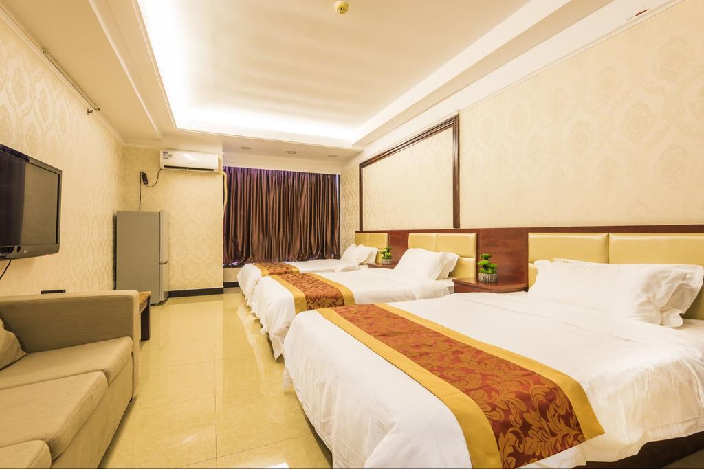 Grand Continental Apartment Guangzhou Exteriör bild