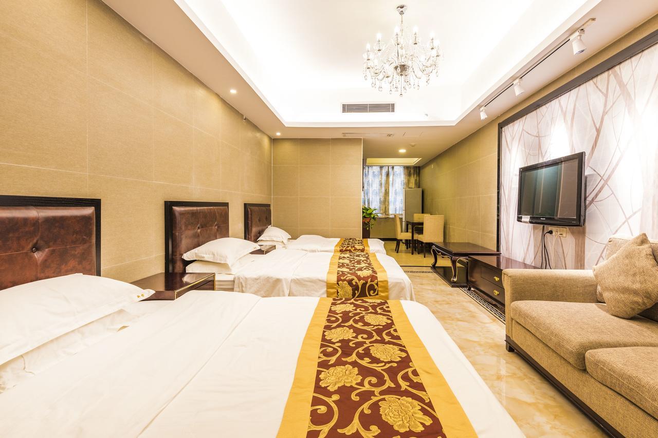 Grand Continental Apartment Guangzhou Exteriör bild