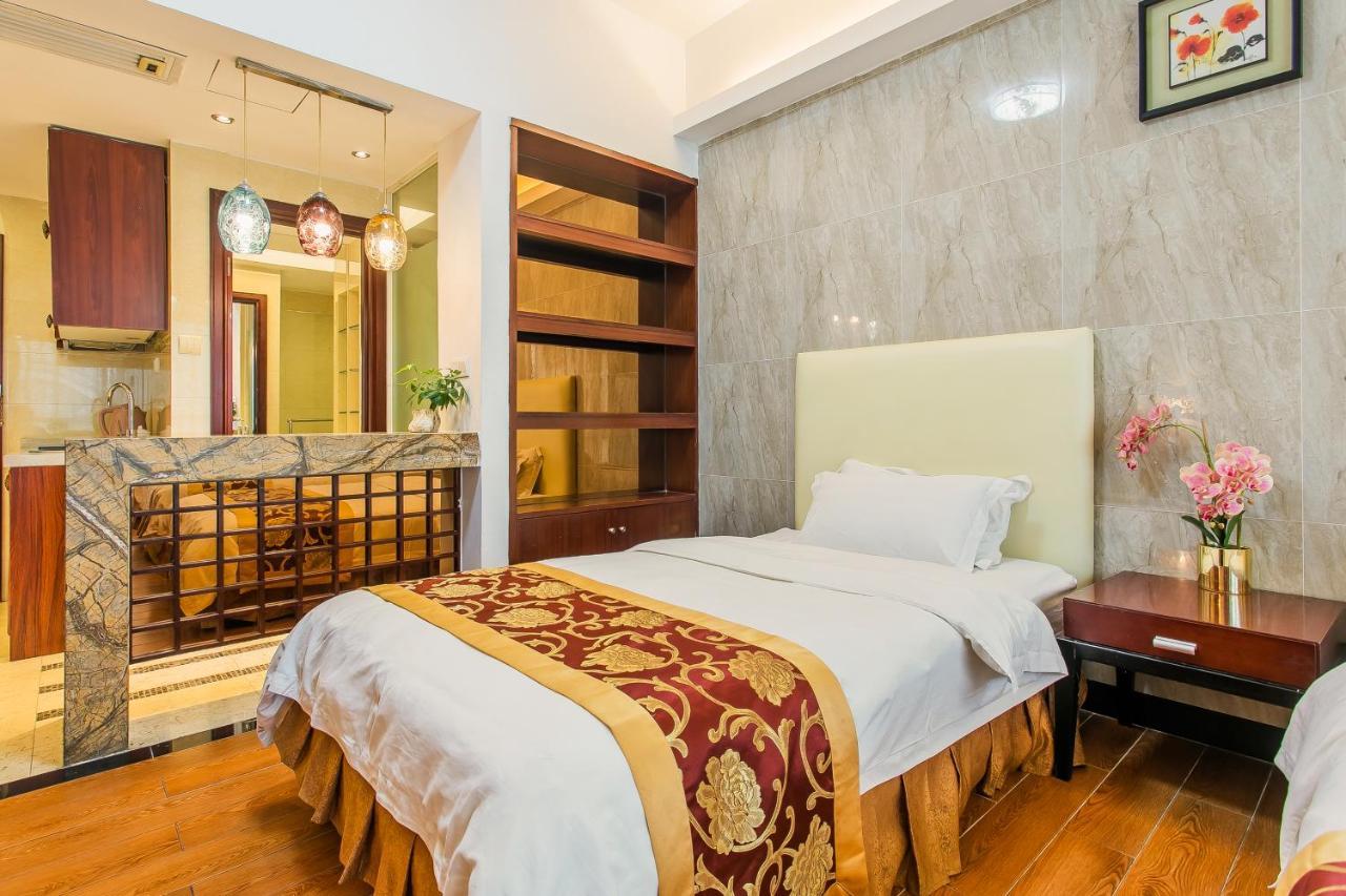 Grand Continental Apartment Guangzhou Exteriör bild