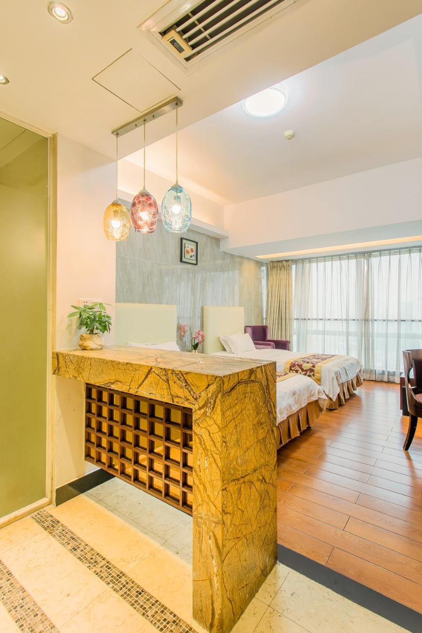 Grand Continental Apartment Guangzhou Exteriör bild