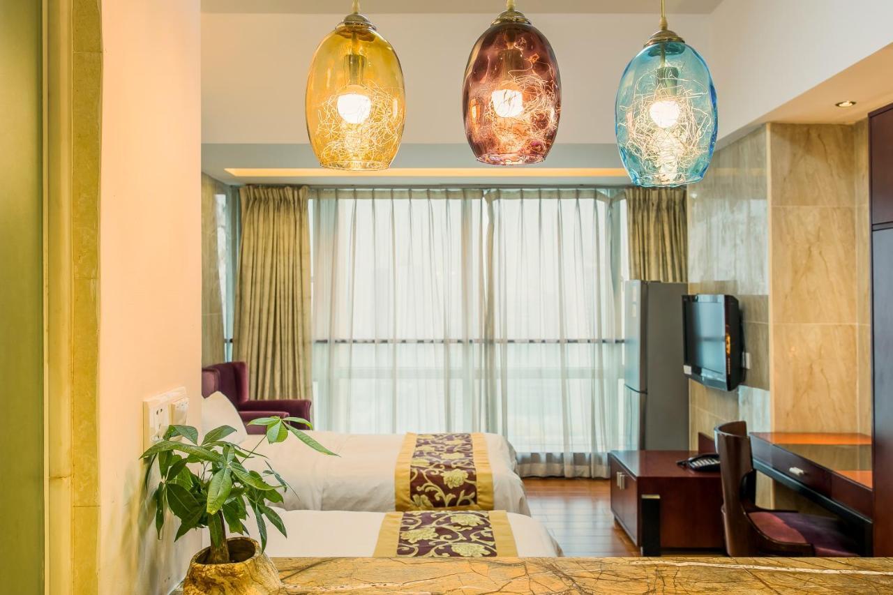 Grand Continental Apartment Guangzhou Exteriör bild