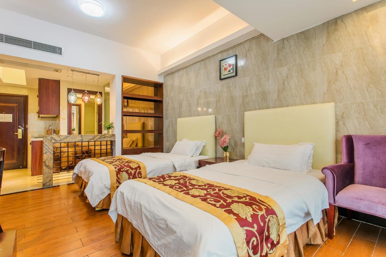 Grand Continental Apartment Guangzhou Exteriör bild
