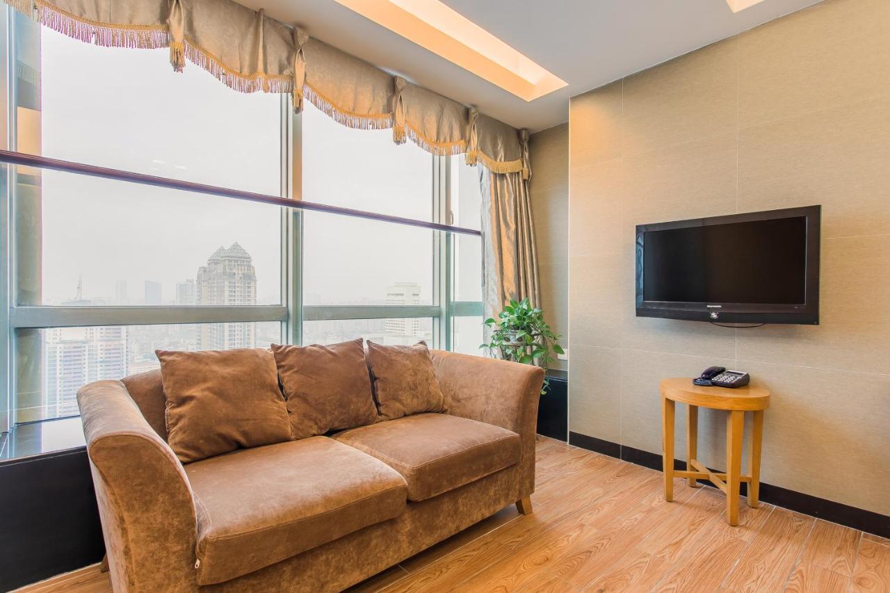 Grand Continental Apartment Guangzhou Exteriör bild